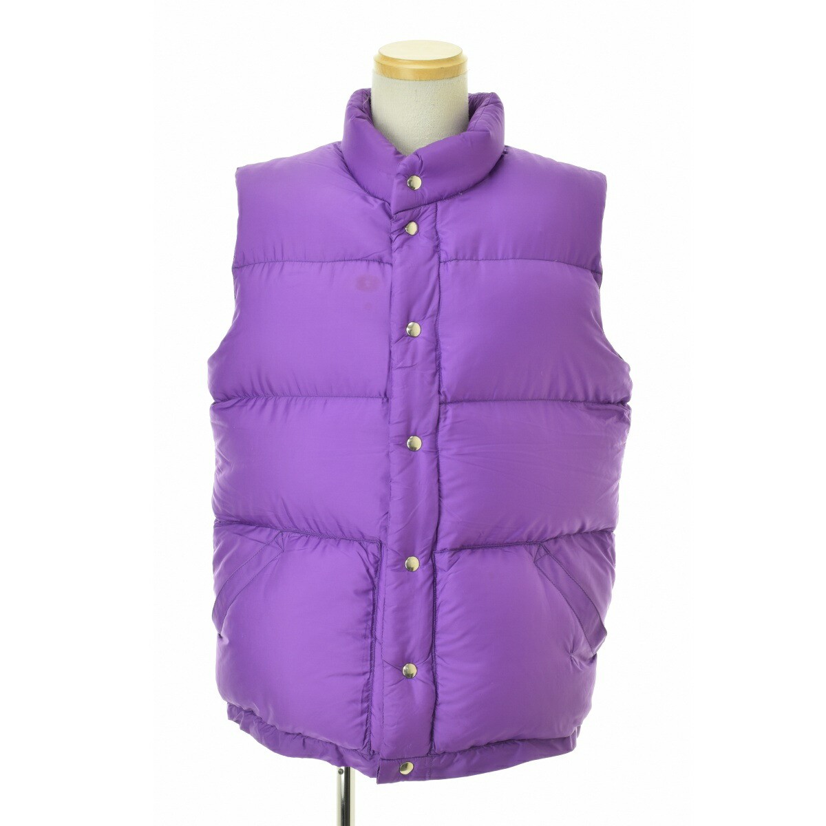 楽天市場】BLUE BLUE×CRESCENT DOWN WORKS VEST Size-S ブルー