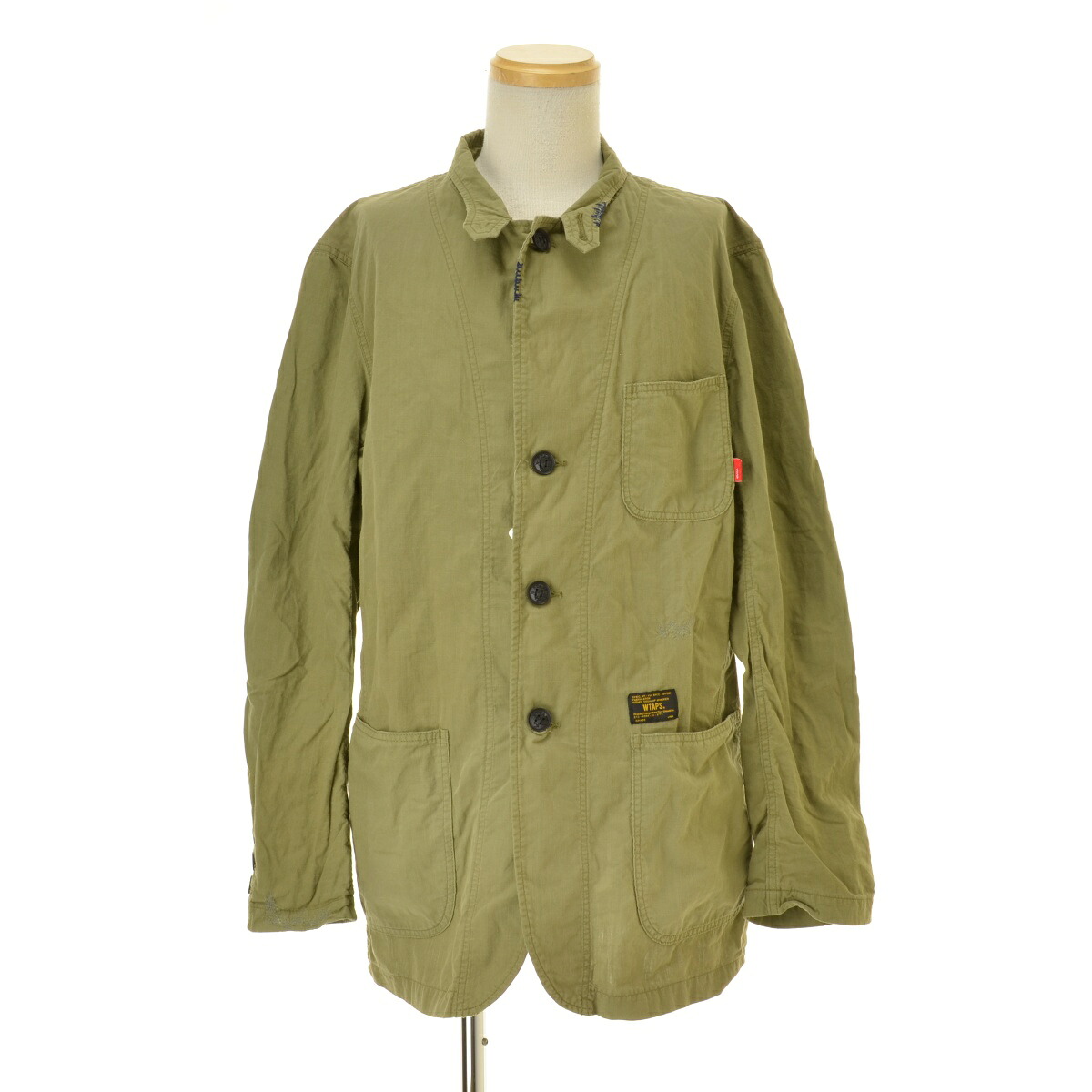【中古】WTAPS / ダブルタップス 13SS ACADEMY JACKET COTTON CHAMBRAYジャケット【cacfbbcb-m】