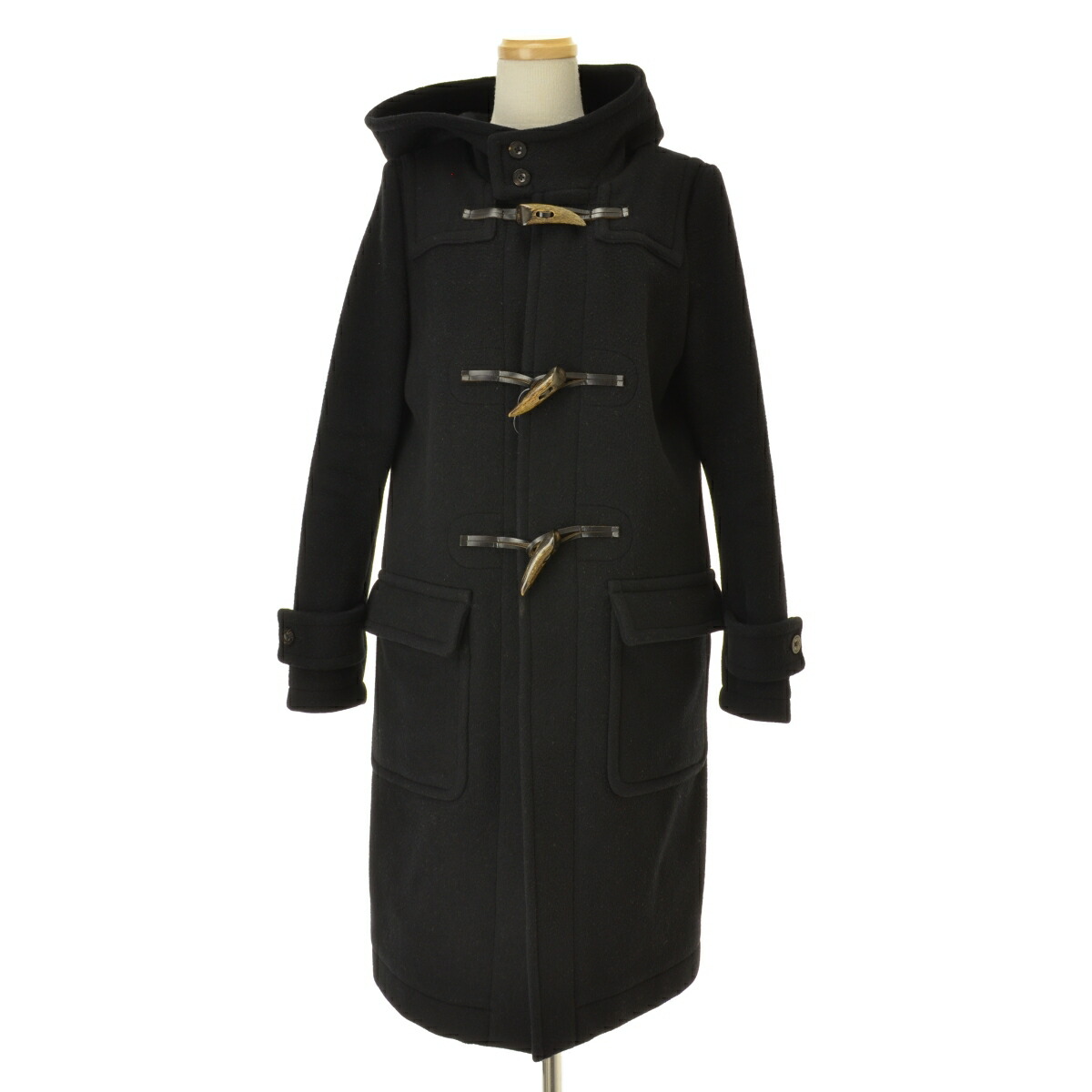 楽天市場】【中古】HYKE DOUBLE FACE DUFFLE JACKET ダッフル