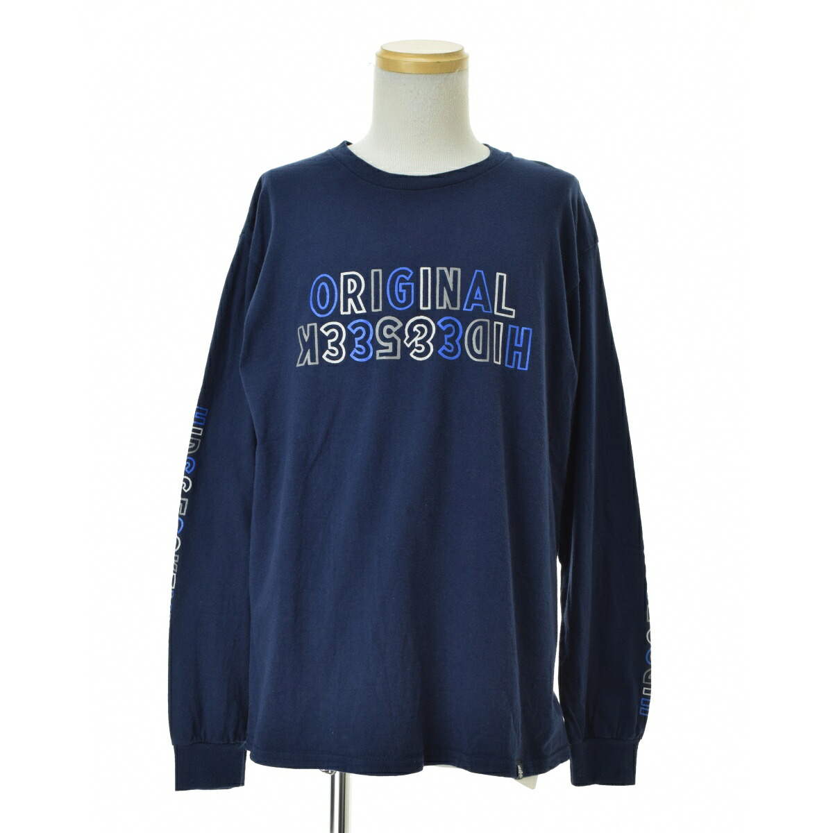 【中古】HIDE AND SEEK × Toru Nishiura 西浦徹 / ハイドアンドシーク × Toru Nishiura 西浦徹Original H&S L/S Tee長袖Tシャツ【cacgahab-m】|ブランド古着の買取販売カンフル