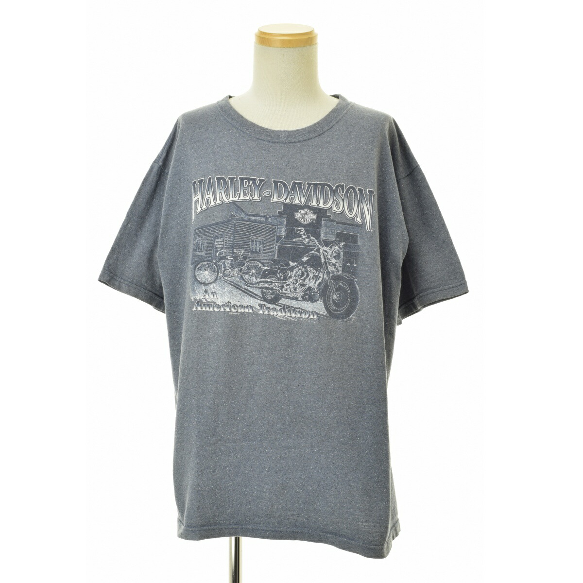 【中古】HARLEY DAVIDSON / ハーレーダビッドソン 00s 両面プリント半袖Tシャツ【cacebbch-m】