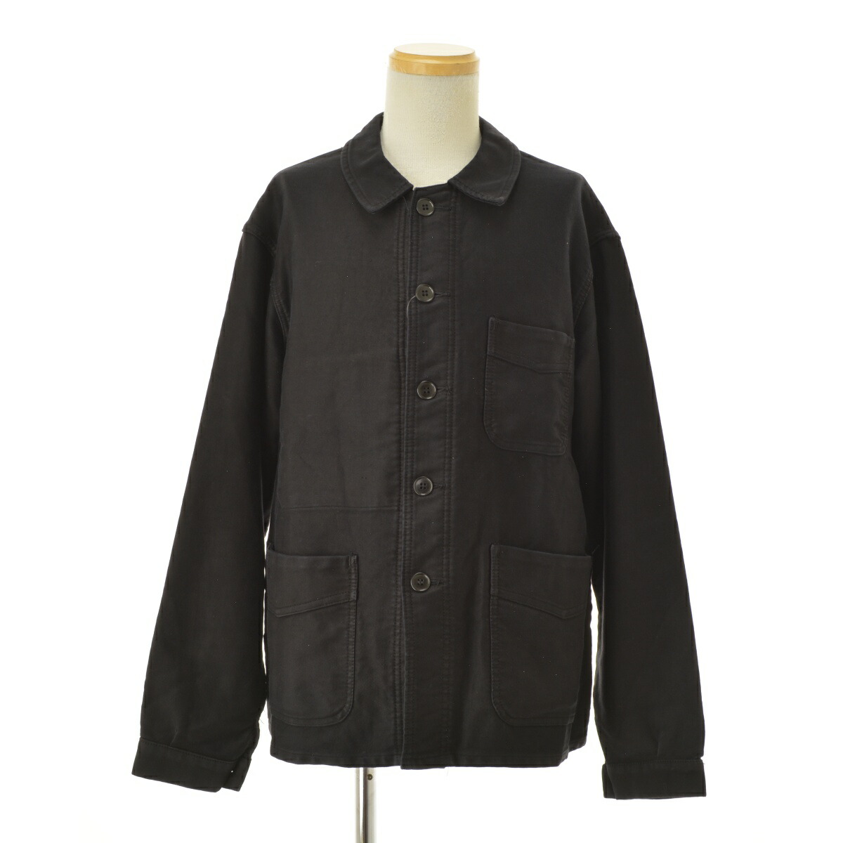 【中古】VINTAGE / ヴィンテージ 後染め モールスキン Vポケットジャケット【cacfajch-m】