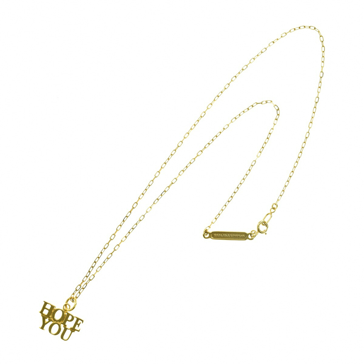 【中古】SYMPATHY OF SOUL Style Framework取扱い HOPE YOU Charm K18YG Platedネックレス【cacfbcba-z】