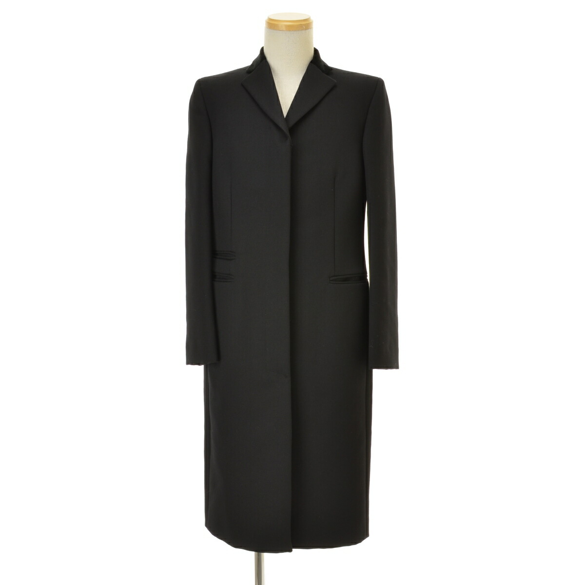 GUCCI グッチ ダブル　チェスター コート 50 ウール　トムフォード期　黒 6315394.jpg