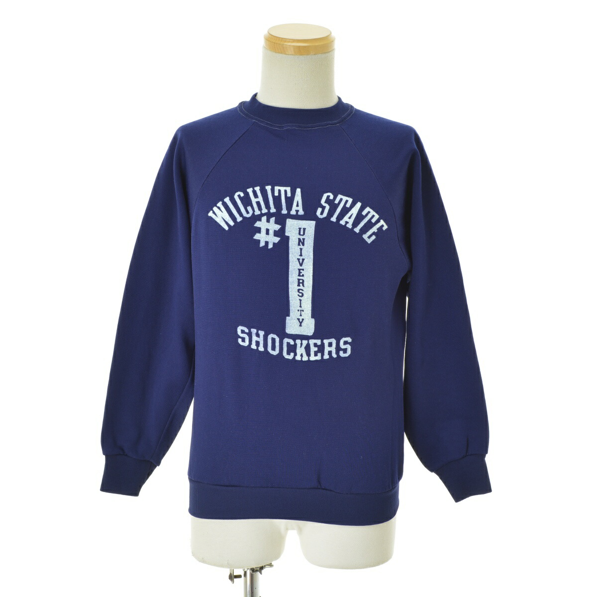 【中古】KINGS ROAD / キングスロード ユニセックス 70s WICHITA STATE SHOCKERS長袖スウェット【cacdajad-m】