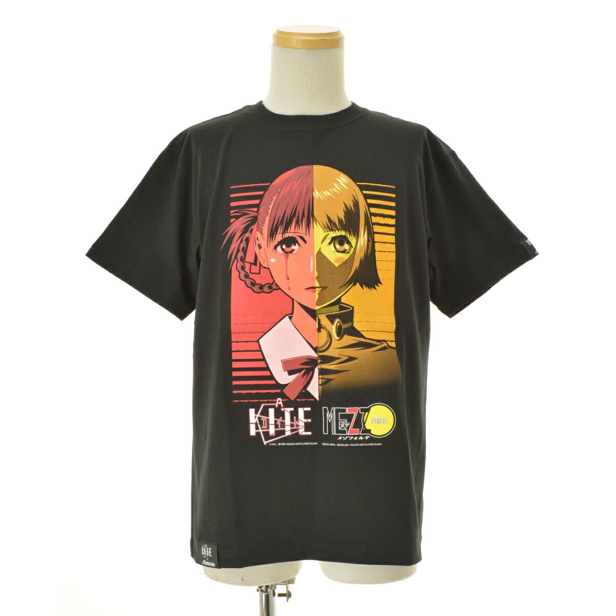 【中古】messa store × MEZZO FORTE × A KITE / メッサストア × メゾフォルテ × アカイト 砂羽&海空来ハーフフェイス半袖Tシャツ【cacgacca-m】