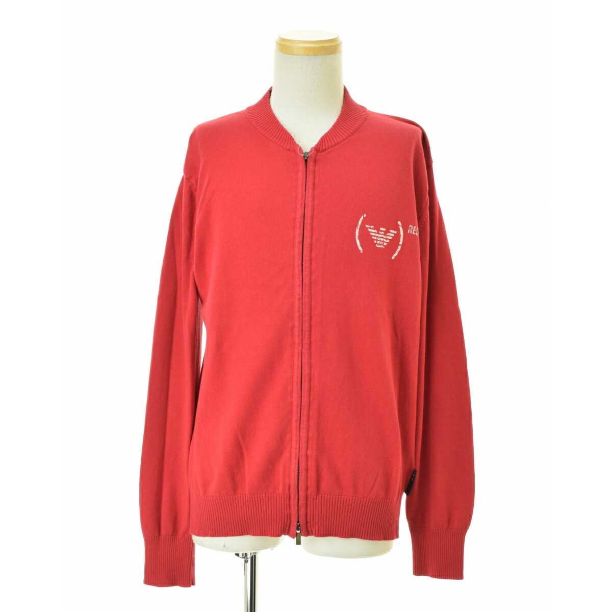 【LL・54】エンポリオアルマーニ・長袖ニット・カーディガン・カシミヤ・アンゴラ EMPORIO ARMANI カーディガン 「エンポリオ アルマーニ」Vネック