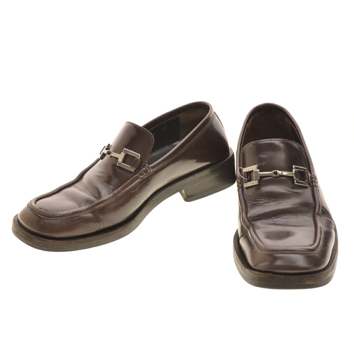 楽天市場】GUCCI グッチ 革靴 ホースビットローファー メンズ8 約26cm