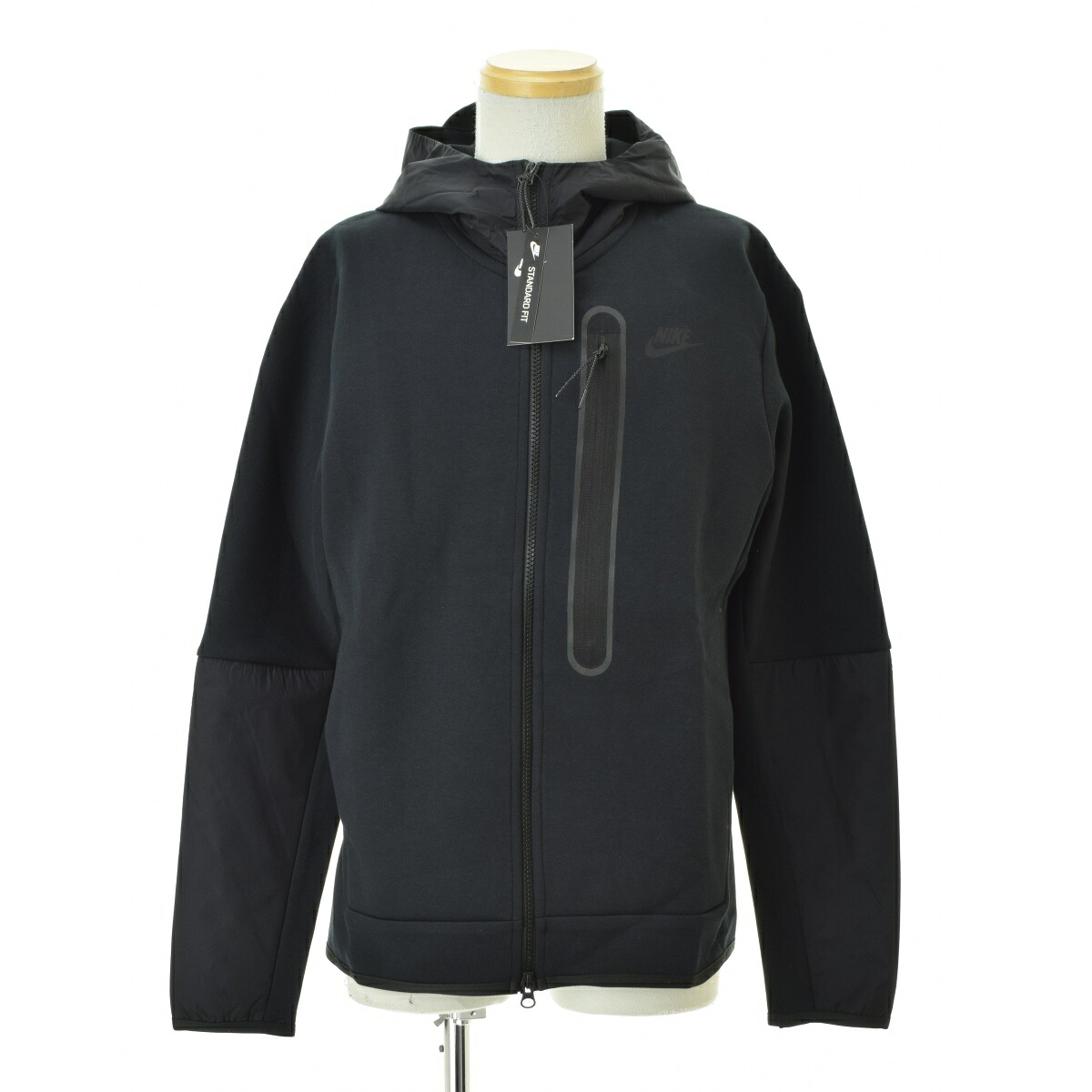 L NIKE テックフリース フーディ パーカー 旧モデル グレー 中古NIKE 