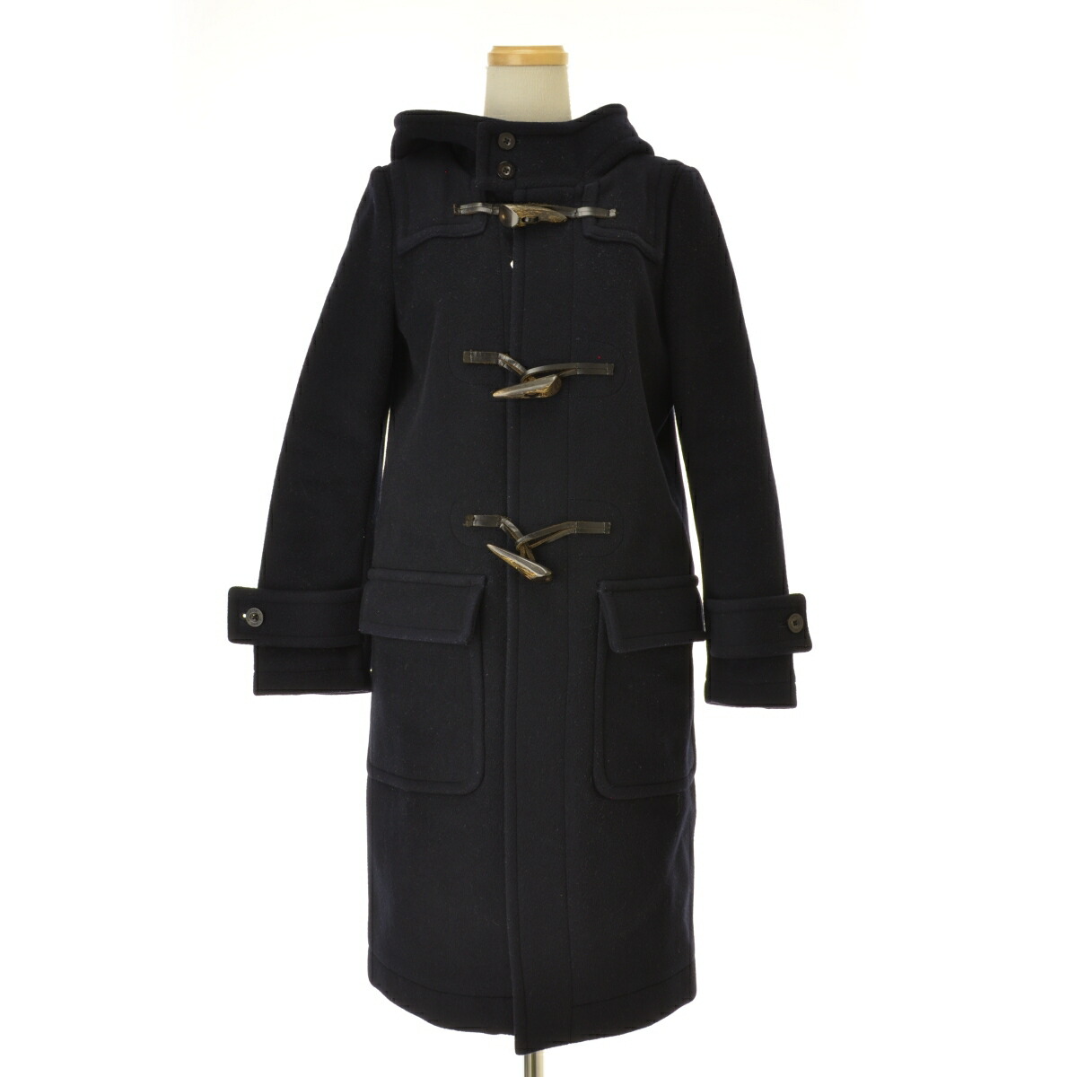楽天市場】【中古】MIKAGE SHIN BIAS CUT SHORT DUFFLE COAT