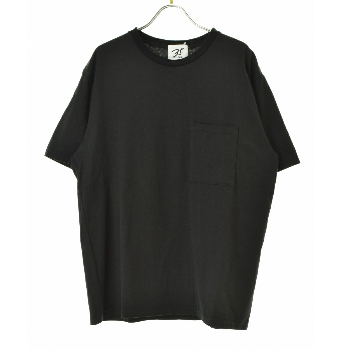 ZUCCA ズッカ レディース Tシャツ 半袖 シルク切り替え ブラック 黒 ブランド古着通販なら「てんとうむし」。40代、50代レディース