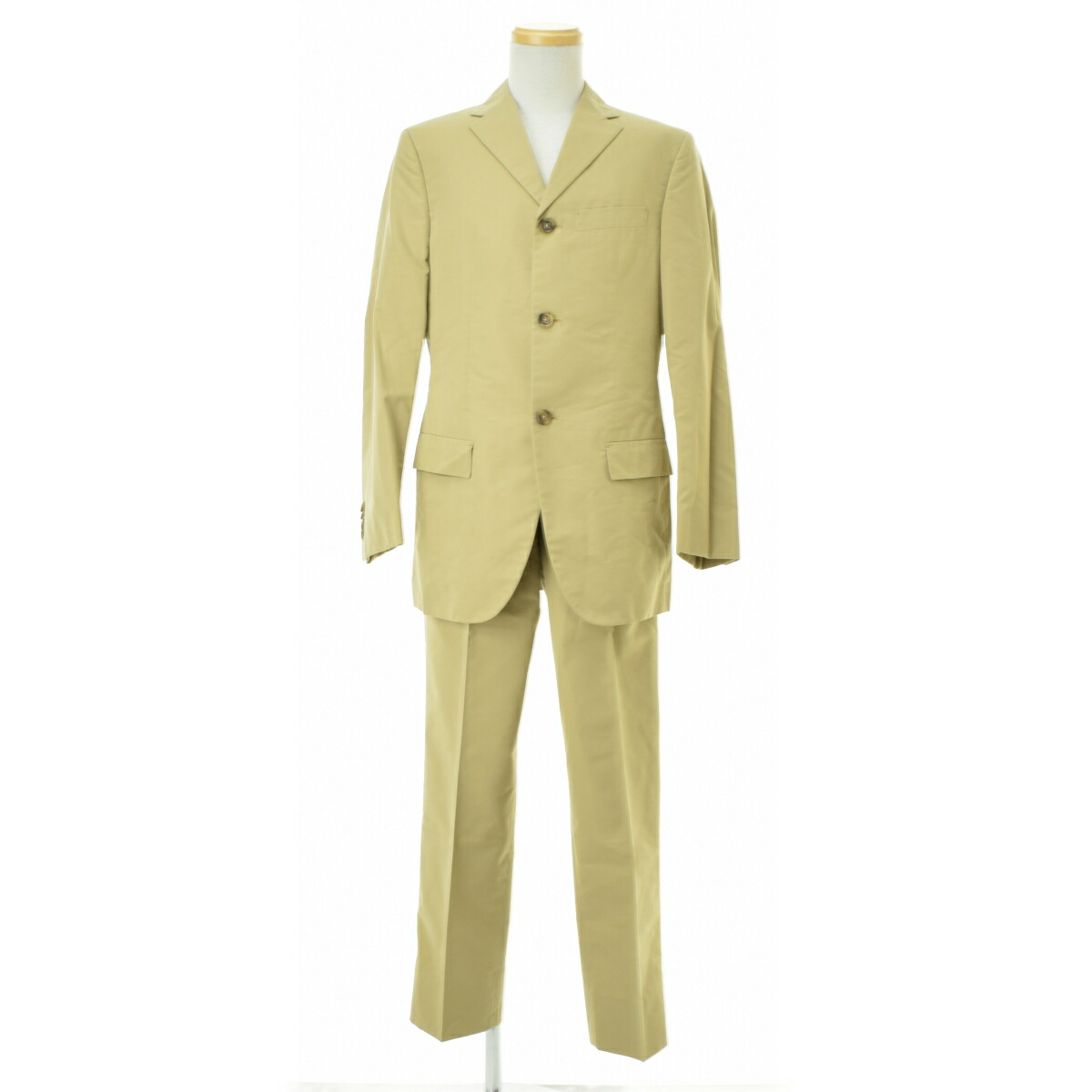 【中古】【期間限定値下げ】JIL SANDER / ジルサンダー archive TAILOR MADE コットンシルク 3釦ジャケット+スラックスセットアップ【cacgaccf-m】