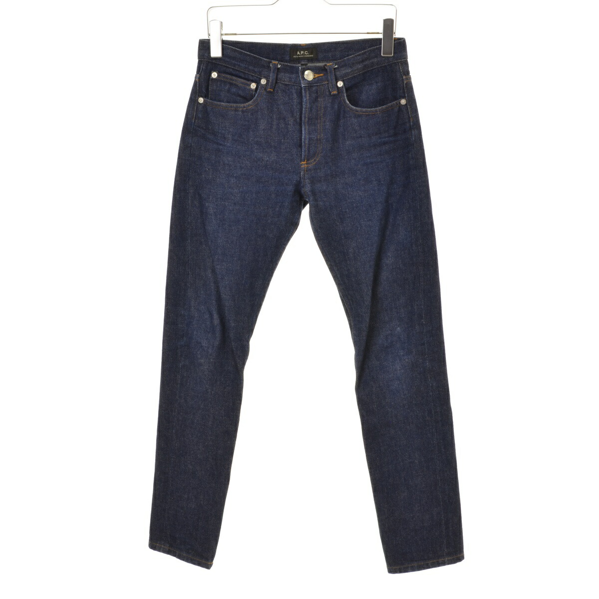【美品】A.P.C. JEAN NEW STANDARD デニムパンツ 28 A．P．C．(アーペーセー) NEW STANDARDデニムパンツ ブラック