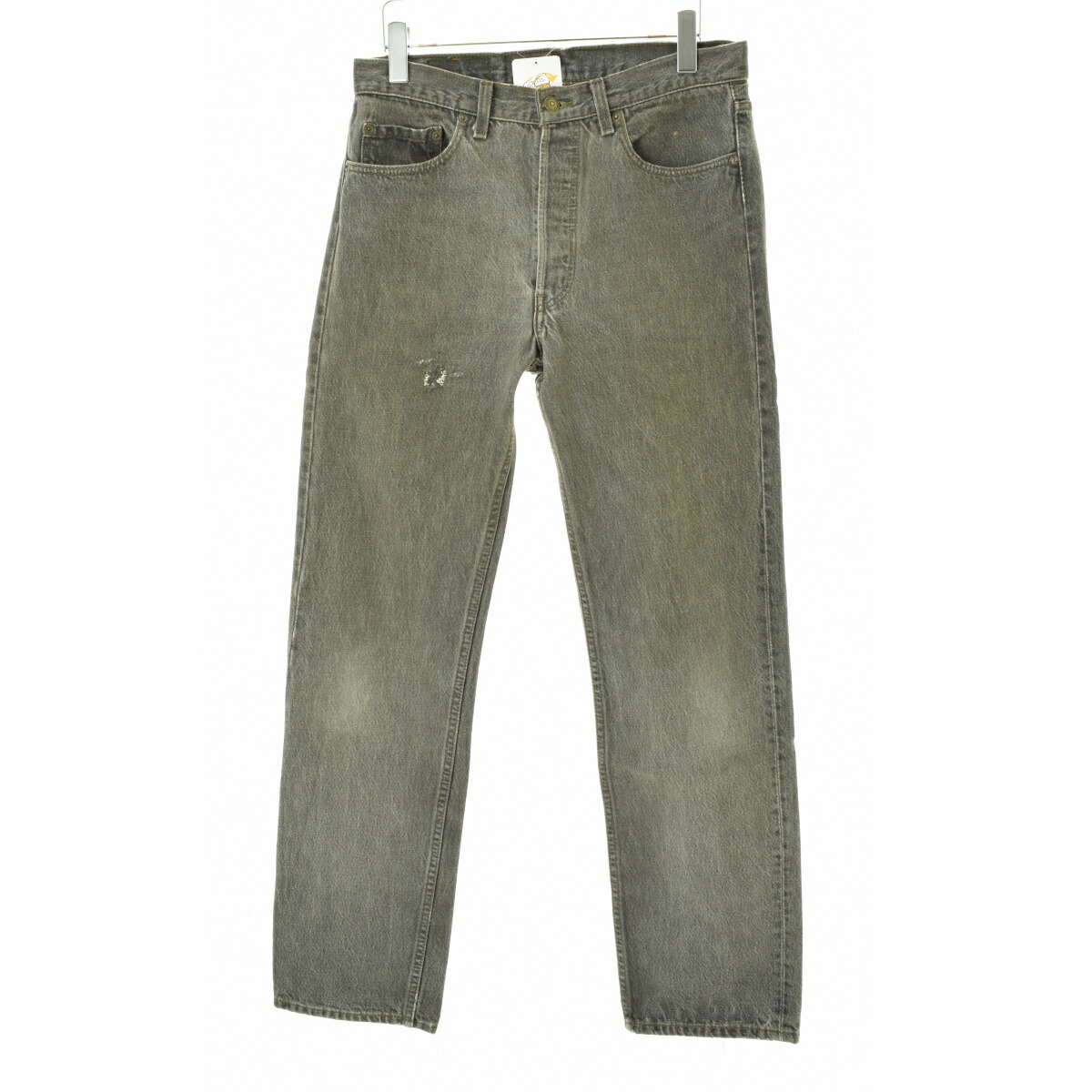 【中古】LEVIS / リーバイス 90s USA製 501 先染め ブラックデニムパンツ【cacfbccj-m】