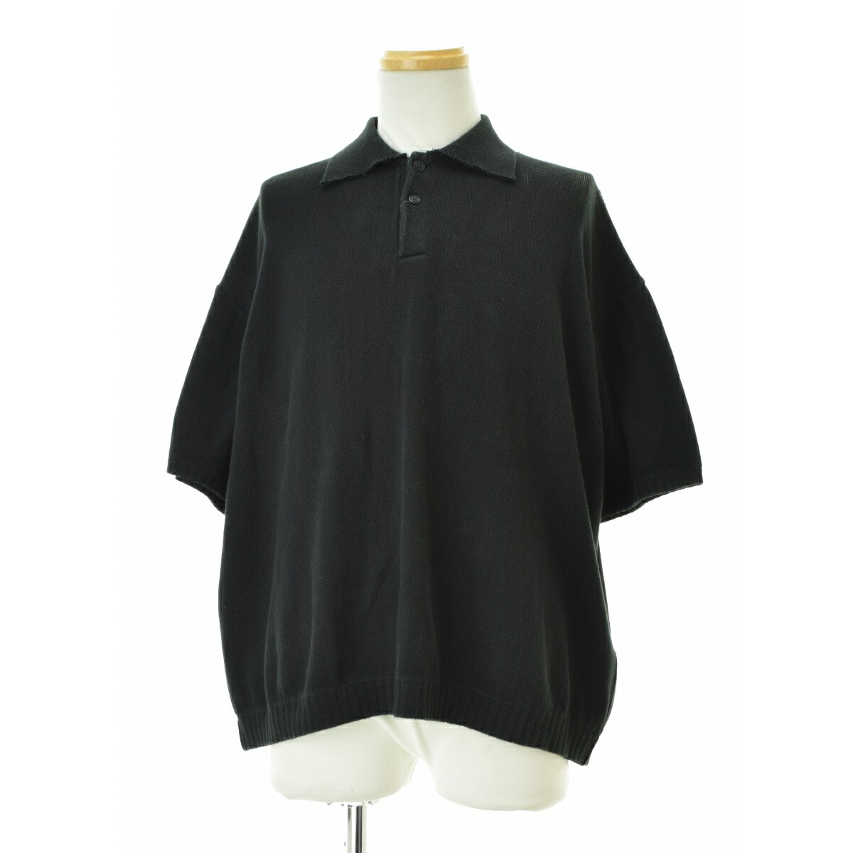 【中古】ISSEY MIYAKE / イッセイミヤケA-POC ABLE AT13KK423 ニットポロ半袖ポロシャツ【cacgadbg-m】｜ブランド古着の買取販売カンフル