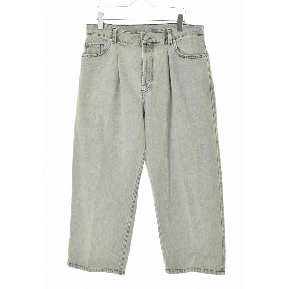 【中古】RAEY / レイFold Dad Baggy Boyfriend Jeans タック ワイドデニムパンツ【cacfbach-l】｜ブランド古着の買取販売カンフル