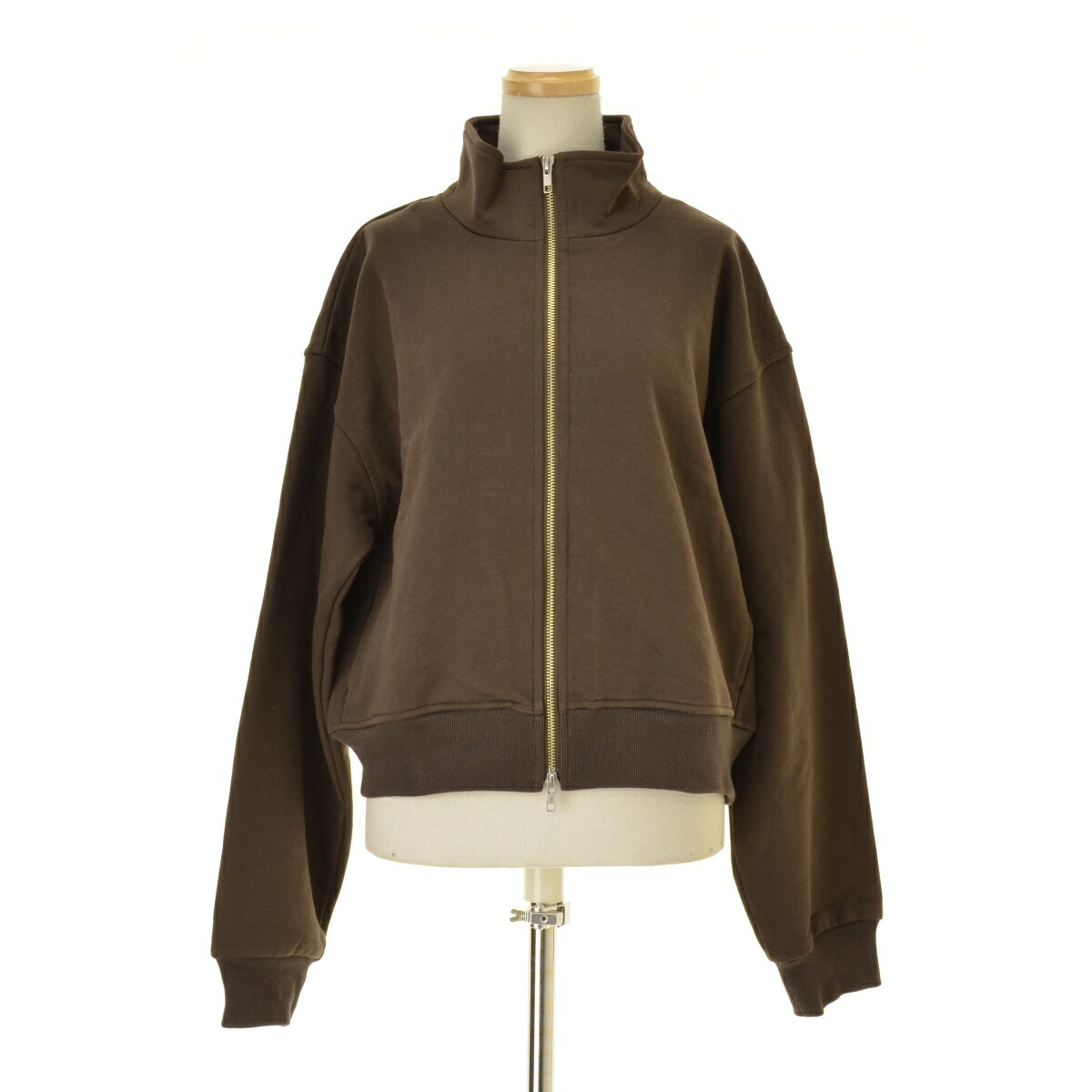 【中古】【期間限定値下げ】SOLAMONAT / ソラモナ LARME LARM-IT-BLUG 裏毛スウェットブルゾン モナスウェットジップアップスウェット【cacfbccb-l】