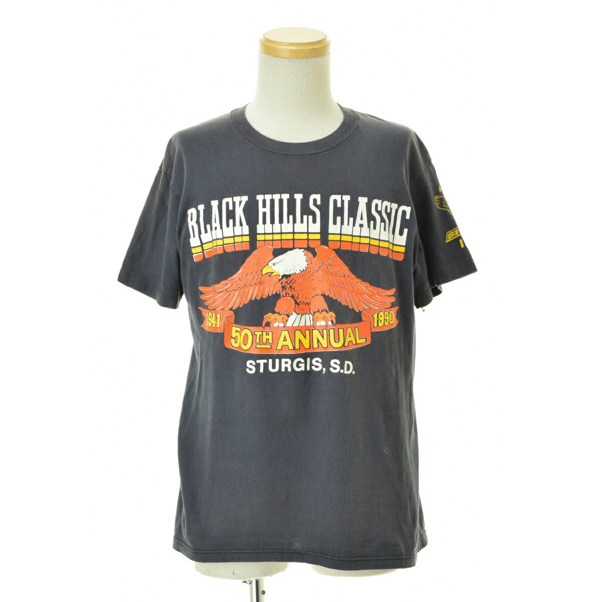 【中古】HANE'S / ヘインズ90s STURGIS BLACK HILLS CLASSIC 51st ANNUAL半袖Tシャツ【cacfbabi-m】|ブランド古着の買取販売カンフル