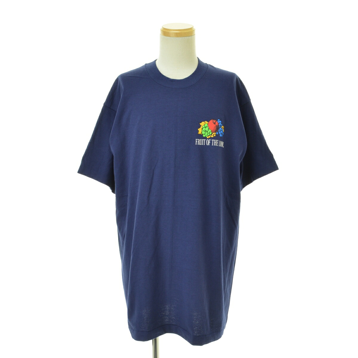 【中古】FRUIT OF THE LOOM / フルーツオブザルーム 90s USA製 ロゴプリント半袖Tシャツ【cacebabd-m】