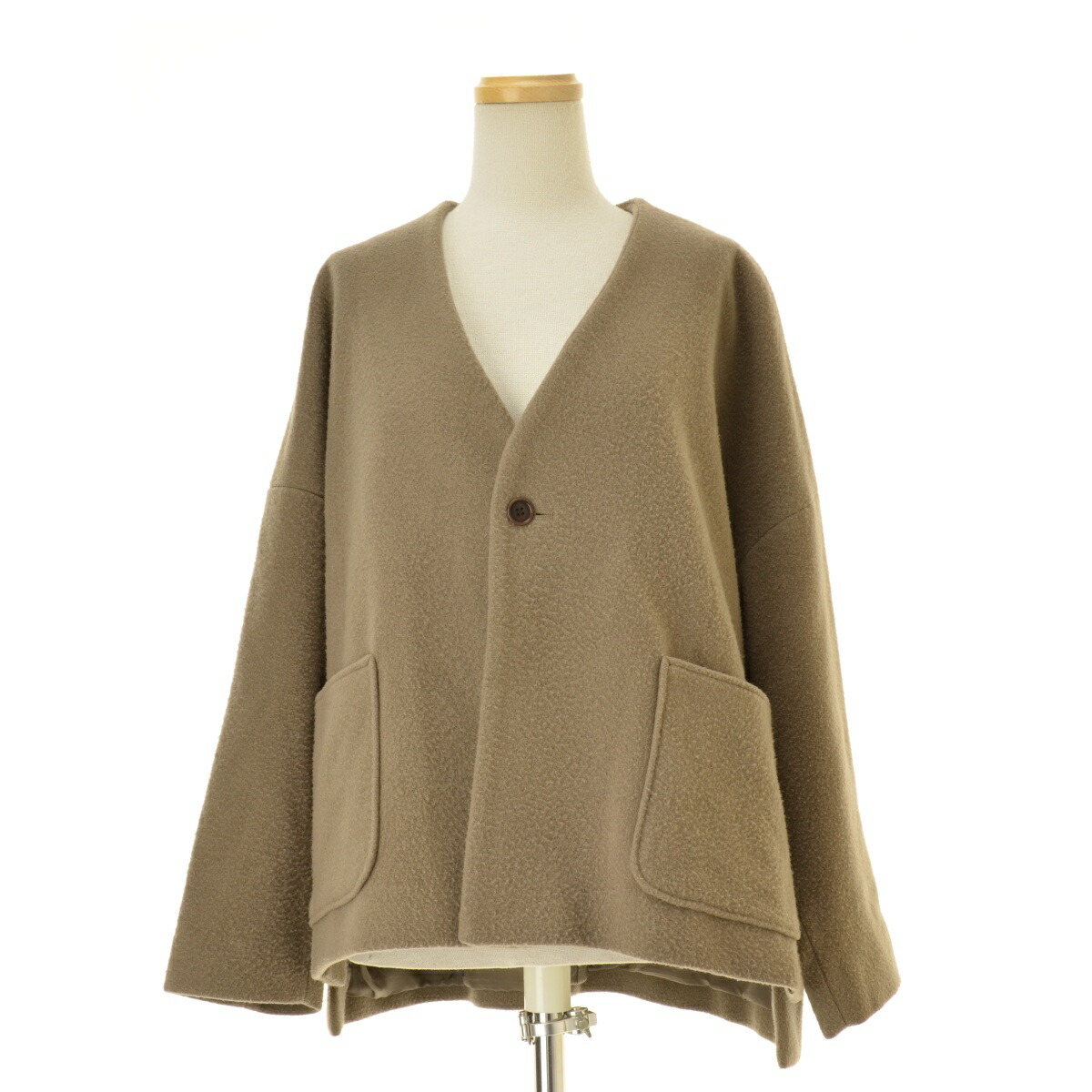 【中古】nest Robe / ネストローブ 20AW 01204-1036 ウールモッサーウールジャケット【cacgacbj-l】