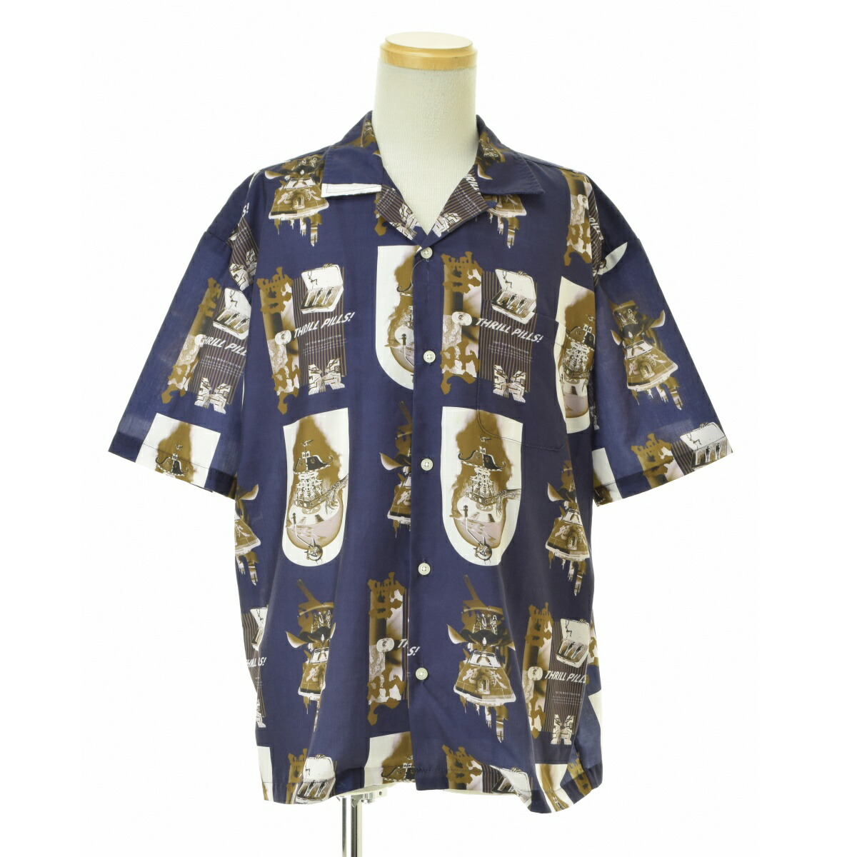 未着用 道楽 ルアー柄 アロハシャツ EVISU エヴィス 38 黒 Yahoo!オークション - EVISU/エヴィス/道楽/ルアー柄アロハシャツ