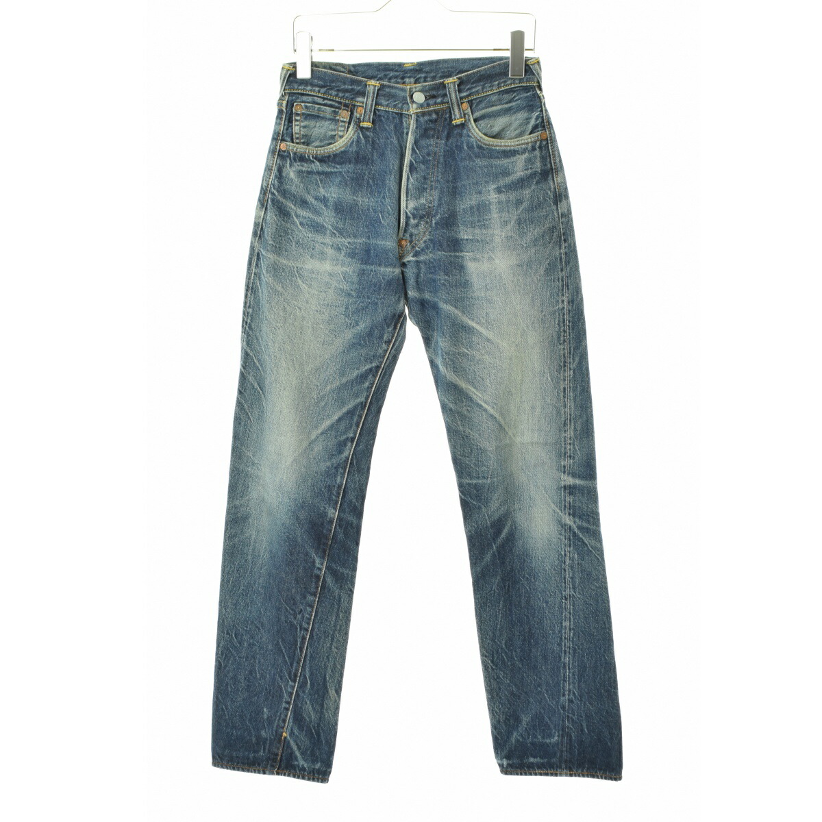 【濃紺‼️美品‼️】EVISU／lot 0001／迷彩ビックペイント／W36 濃紺‼️美品‼️】EVISU／lot 0001／迷彩ビックペイント／W36 メンズ