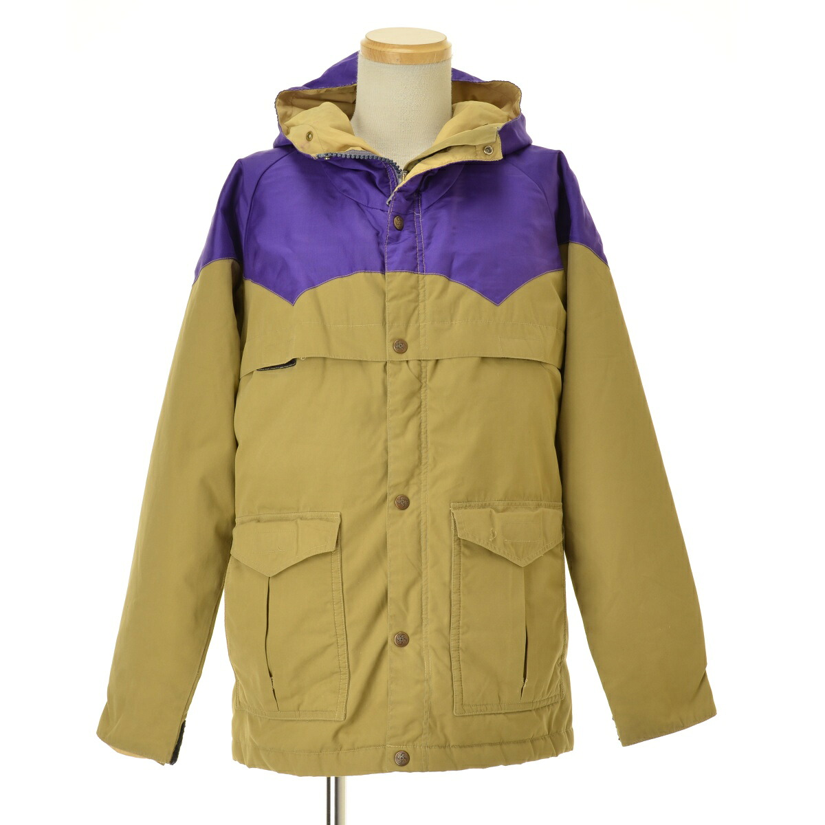 【中古】Powderhorn Mountaineering / パウダーホーンマウンテンニアリング70s ヨーク切替マウンテンパーカー【caceafbd-m】|ブランド古着の買取販売カンフル