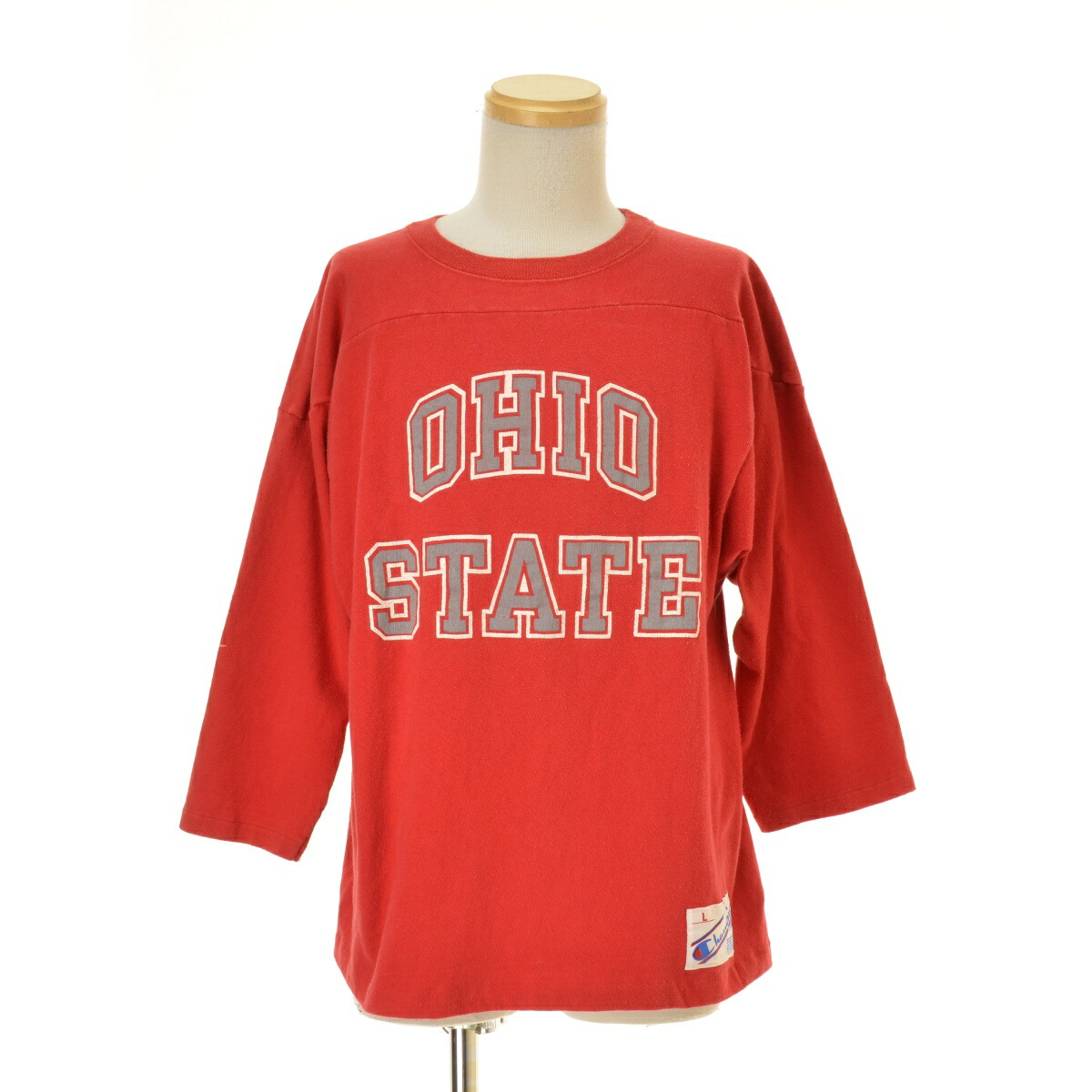 楽天市場】70s USA製 Champion 7分袖 無地 フットボール Tシャツ S