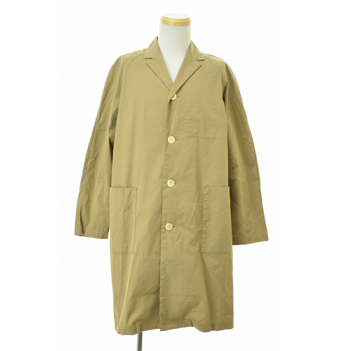 【中古】Re made in tokyo japan / アールイー メイドイントウキョウジャパン リップストップ ステンカラーコート【cacgabah-m】