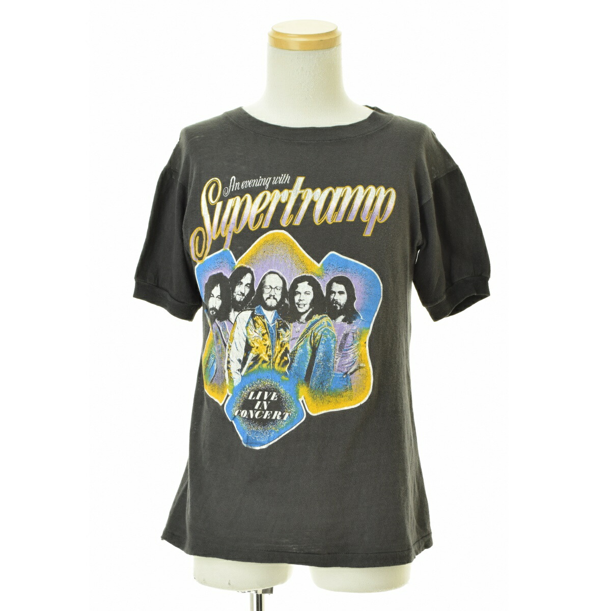 【中古】VINTAGE / ヴィンテージ 70s SUPERTRAMP パキ綿半袖Tシャツ【cacfbaaf-m】