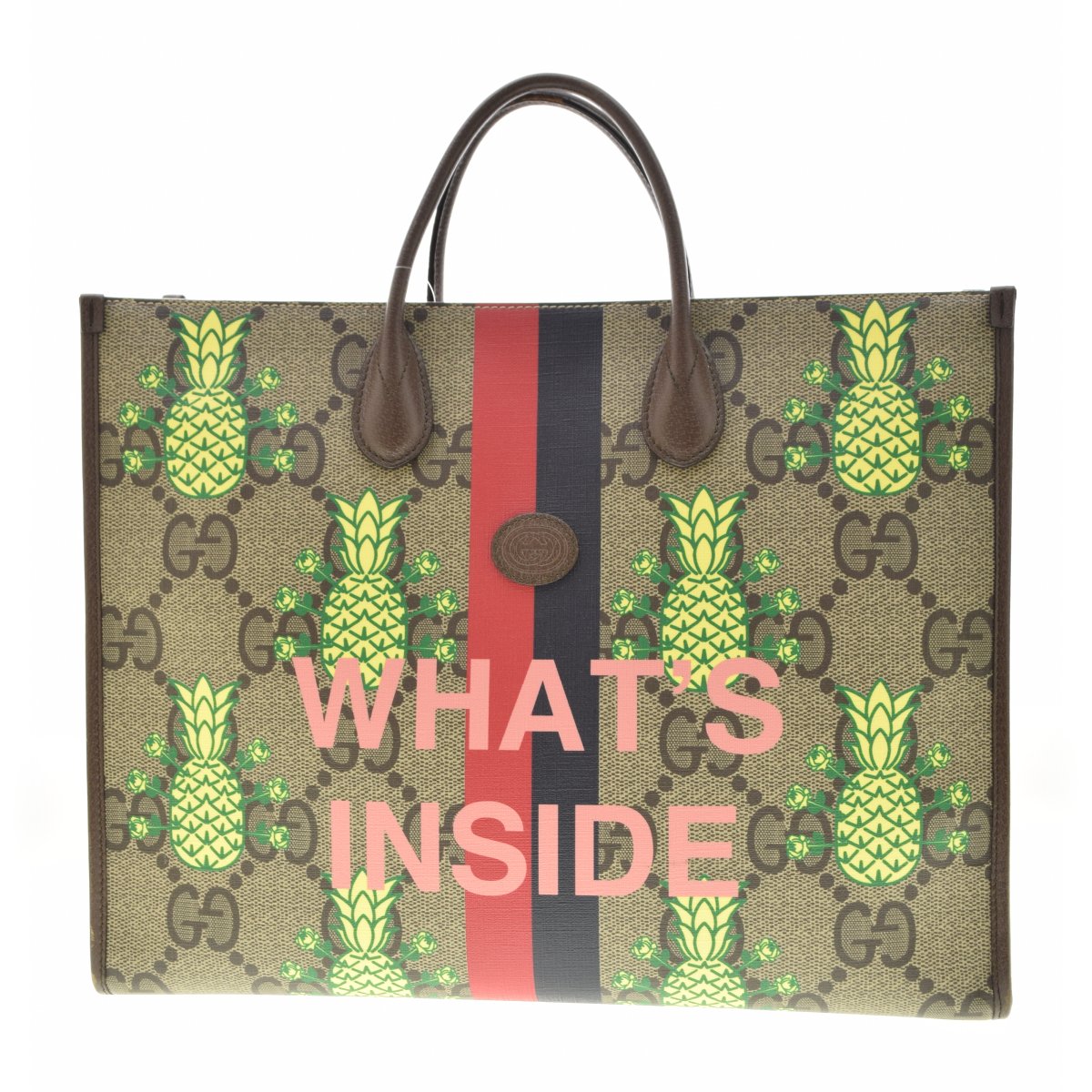 【中古】【期間限定値下げ】GUCCI / グッチ659980 Pineapple Tote Bag GGラージトートバッグ【cacgagbh-z】|ブランド古着の買取販売カンフル