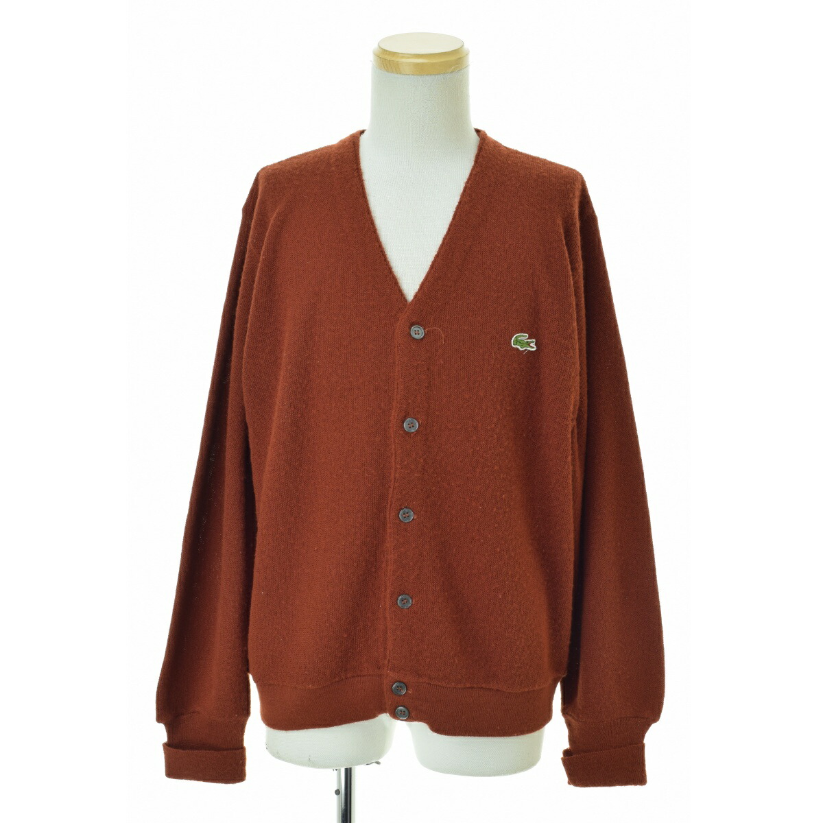 ラコステ IZOD Vネックカーティガン ヴィンテージ IZOD LACOSTE / 70's Vintage V-Neck Wool Cardigan | NICE des