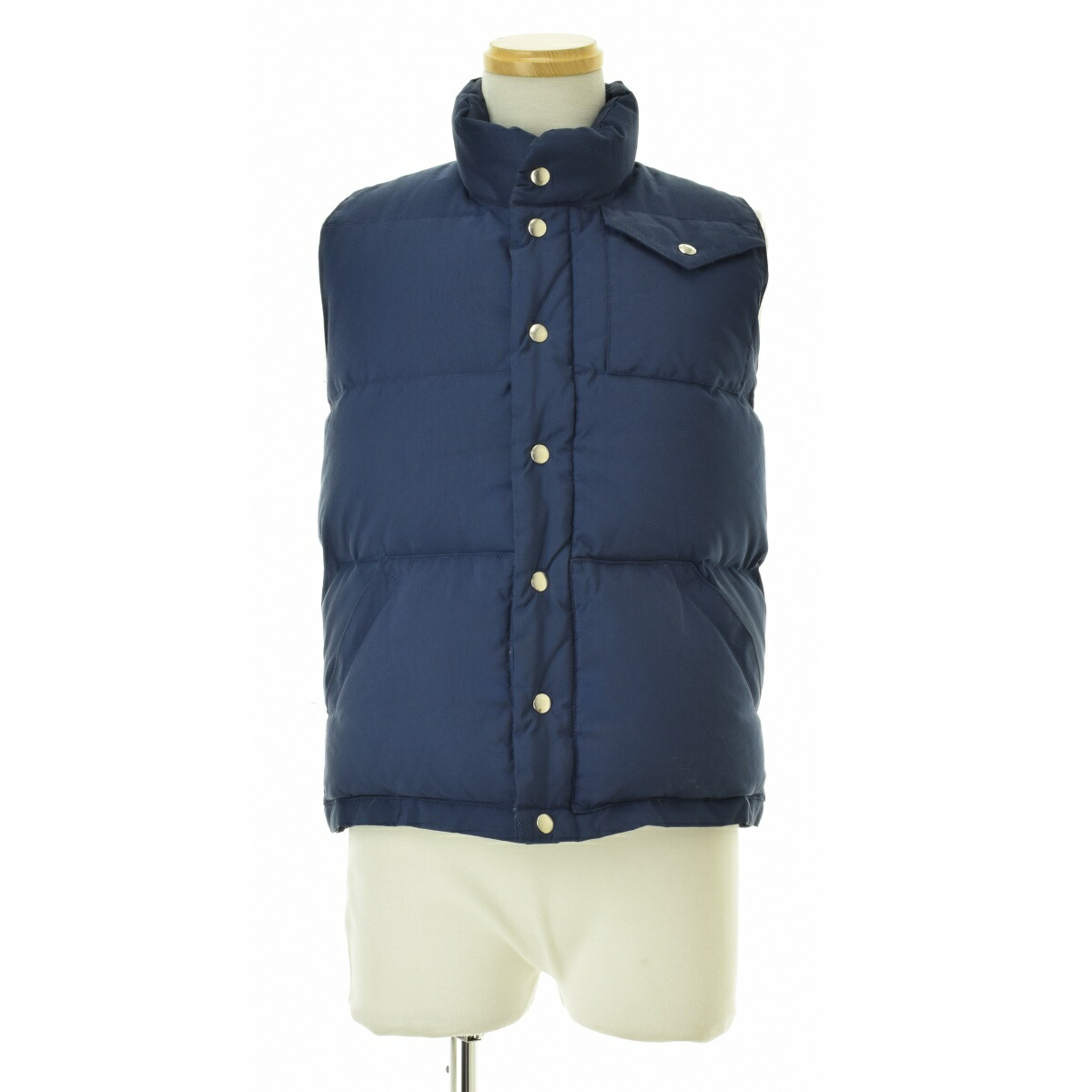 Crescent Down Works ダウンベスト S 青 Crescent Down Works クレセントダウンワークス CRESCENT DOWN