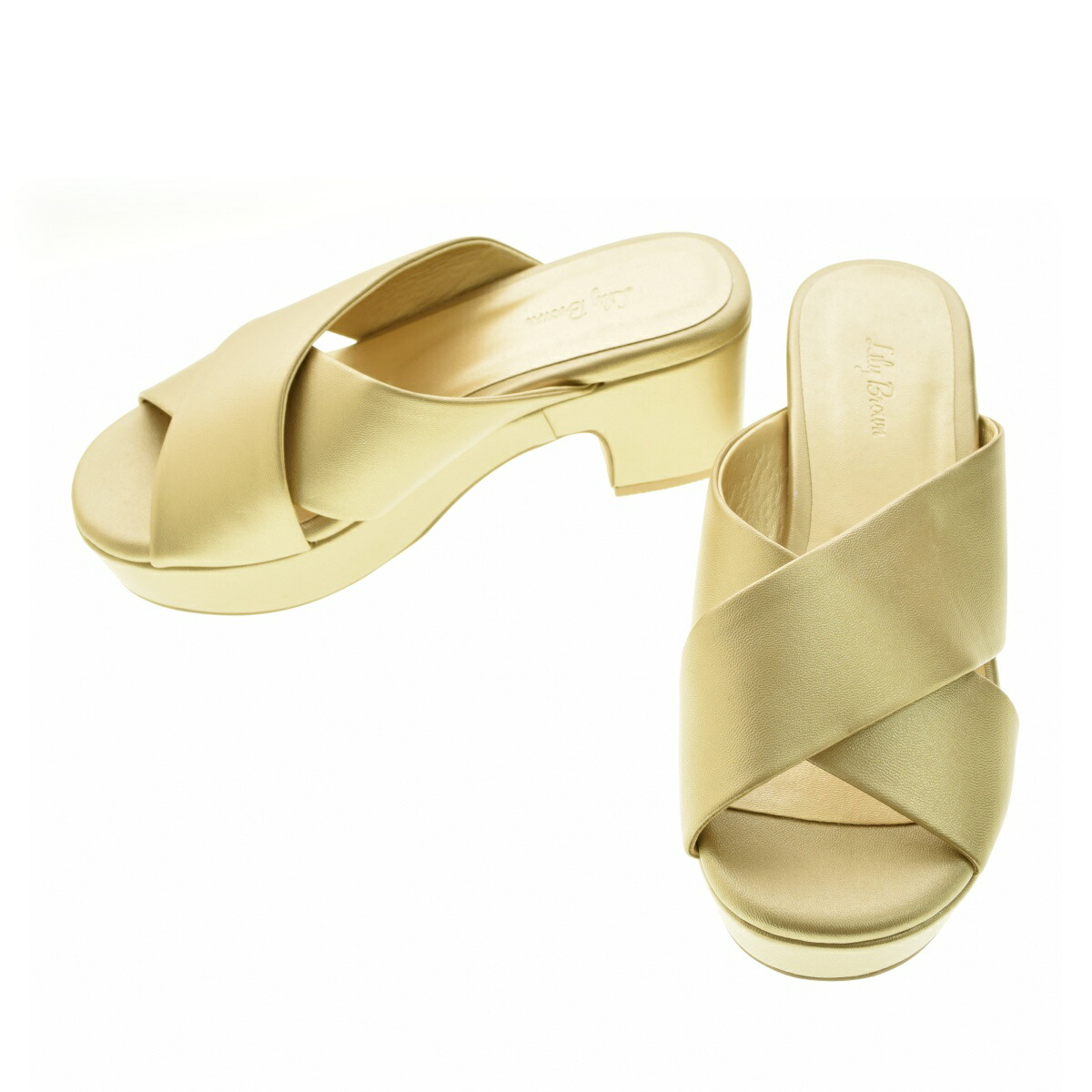 リボンディティールミュール　lily brown リリーブラウン　サンダル LILY BROWN（リリーブラウン）の「リボンディティールミュール