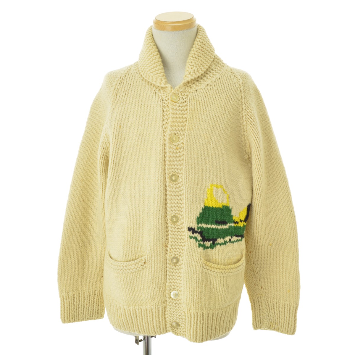 【中古】VINTAGE / ヴィンテージ 60s スノーモービルカウチンセーター【caceafag-m】