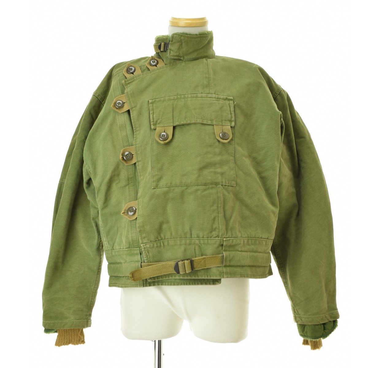 【中古】MILITARY / ミリタリー スウェーデン軍 ライナー付 モーターサイクルジャケット【cacfbbcd-m】