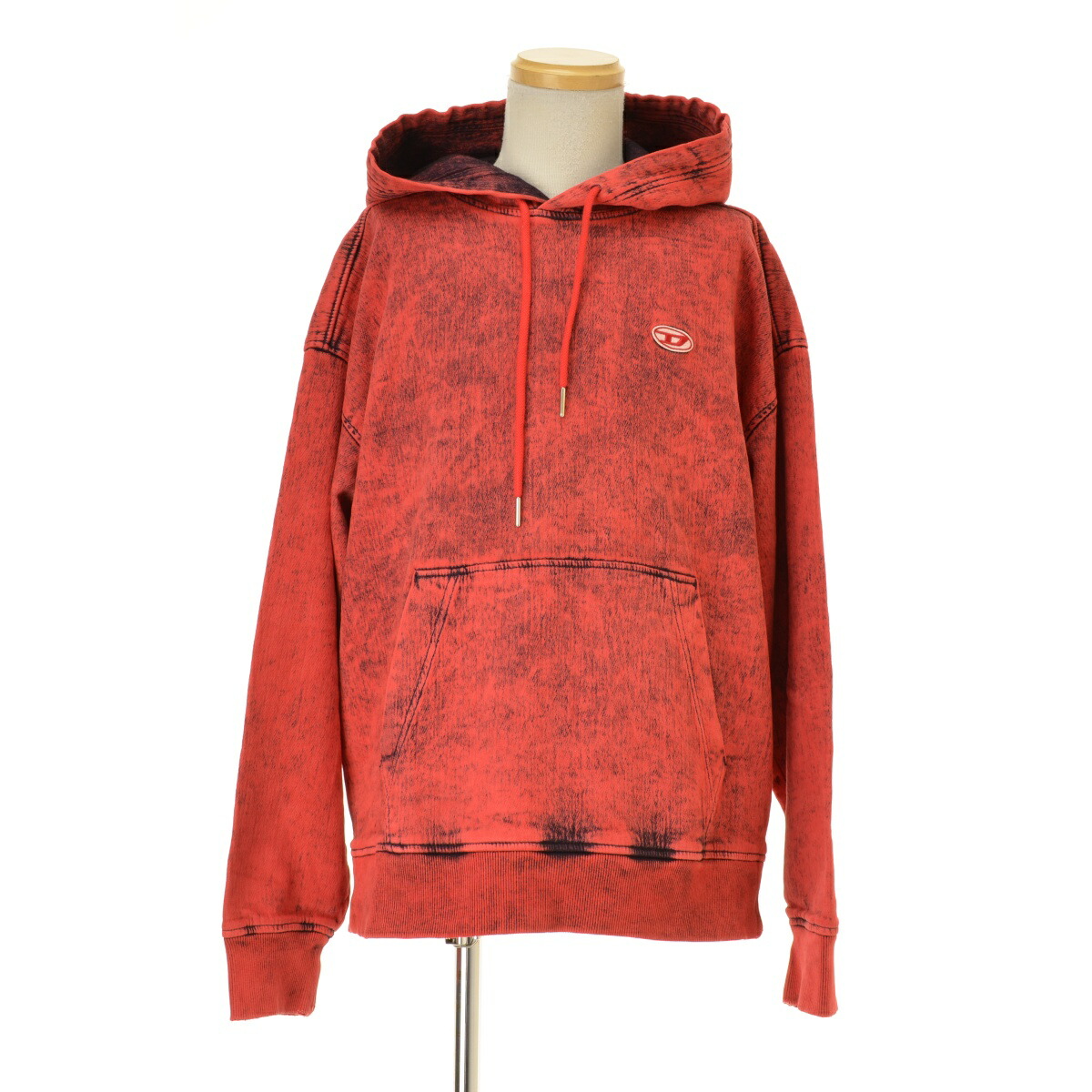 【中古】【期間限定値下げ】DIESEL / ディーゼル09D16 D-UM-RIB-NE-FS オーバーダイ プルオーバースウェットパーカー【cacfbbaf-m】|ブランド古着の買取販売カンフル