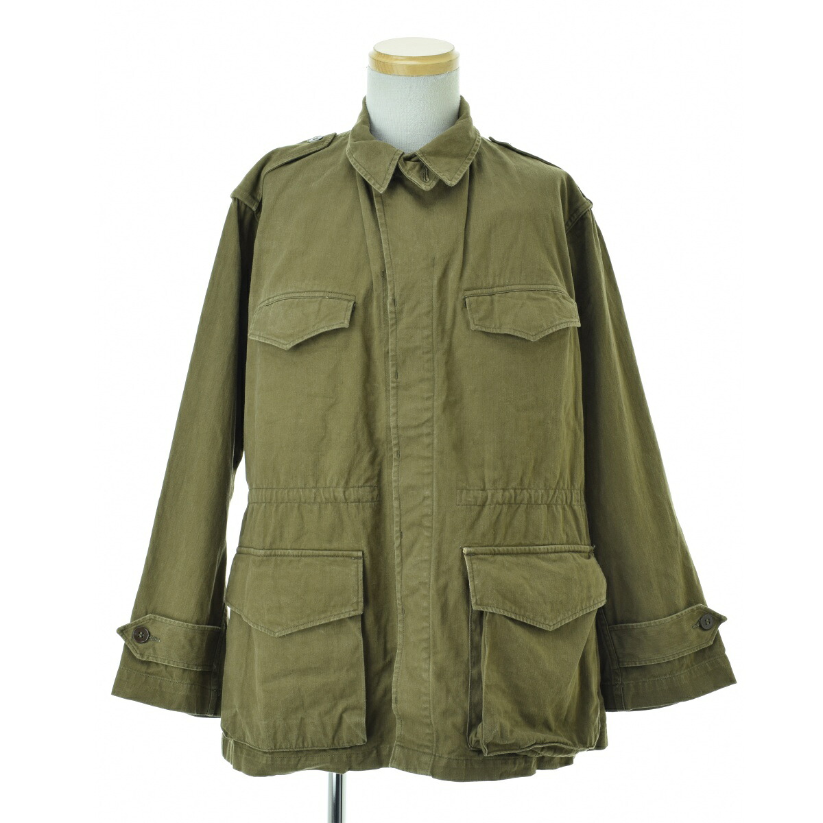 【中古】MILITARY / ミリタリーフランス軍 M-47 M47 後期 ヘリンボーンジャケット【caceagcf-m】|ブランド古着の買取販売カンフル