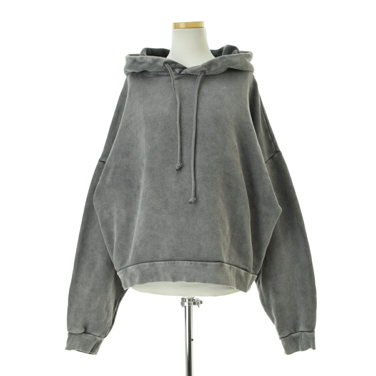 【中古】Acne Studios / アクネストゥディオズユニセックス FN-UX-SWEA000019 フーデッドスウェット フェイデッドブラックスウェットパーカー【cacgaeai-l】｜ブランド古着の買取販売カンフル