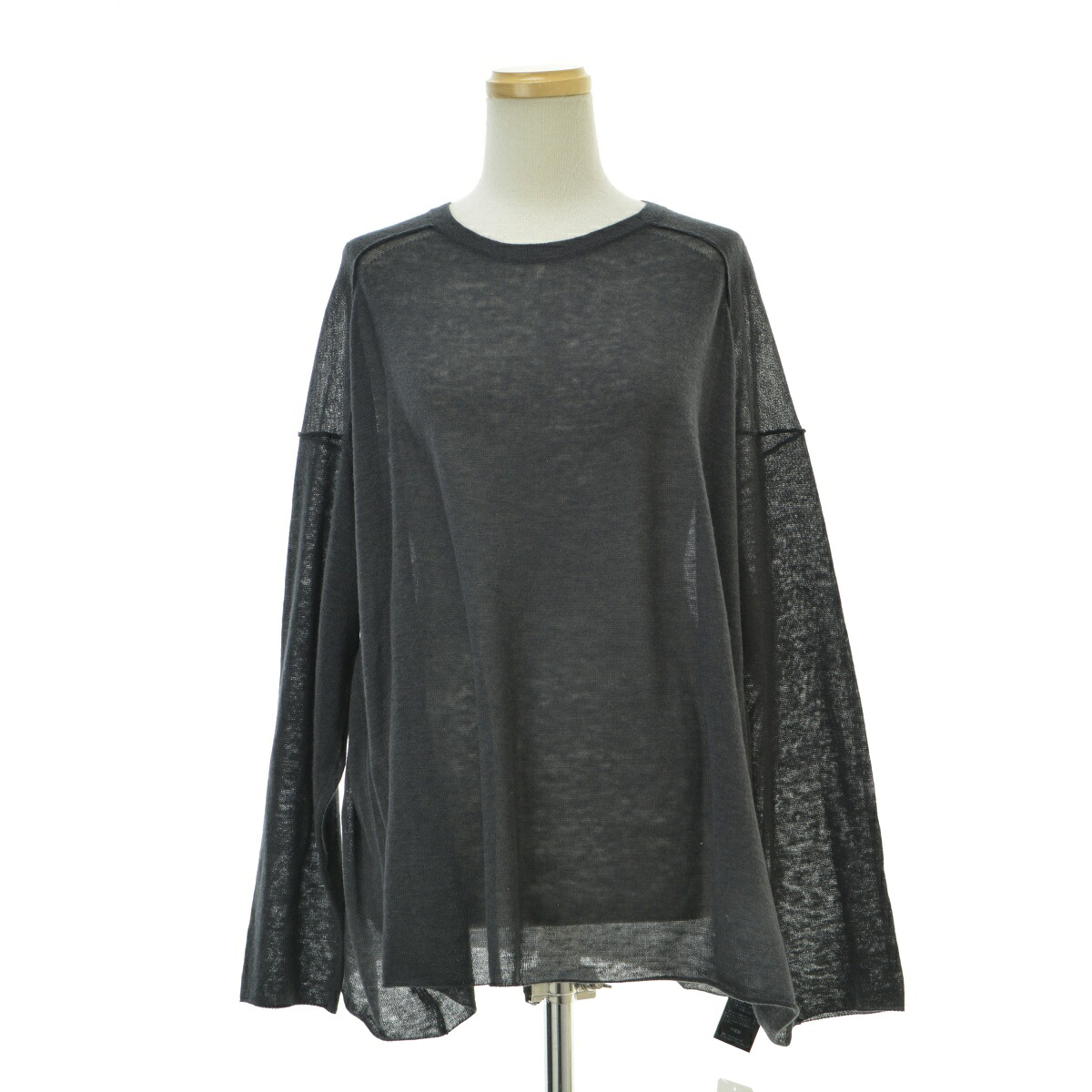 【中古】SPICK AND SPAN / スピック アンド スパン 25AW 25080200536040 ウールシアーニットプルオーバー長袖ニットセーター【cacgadcd-l】