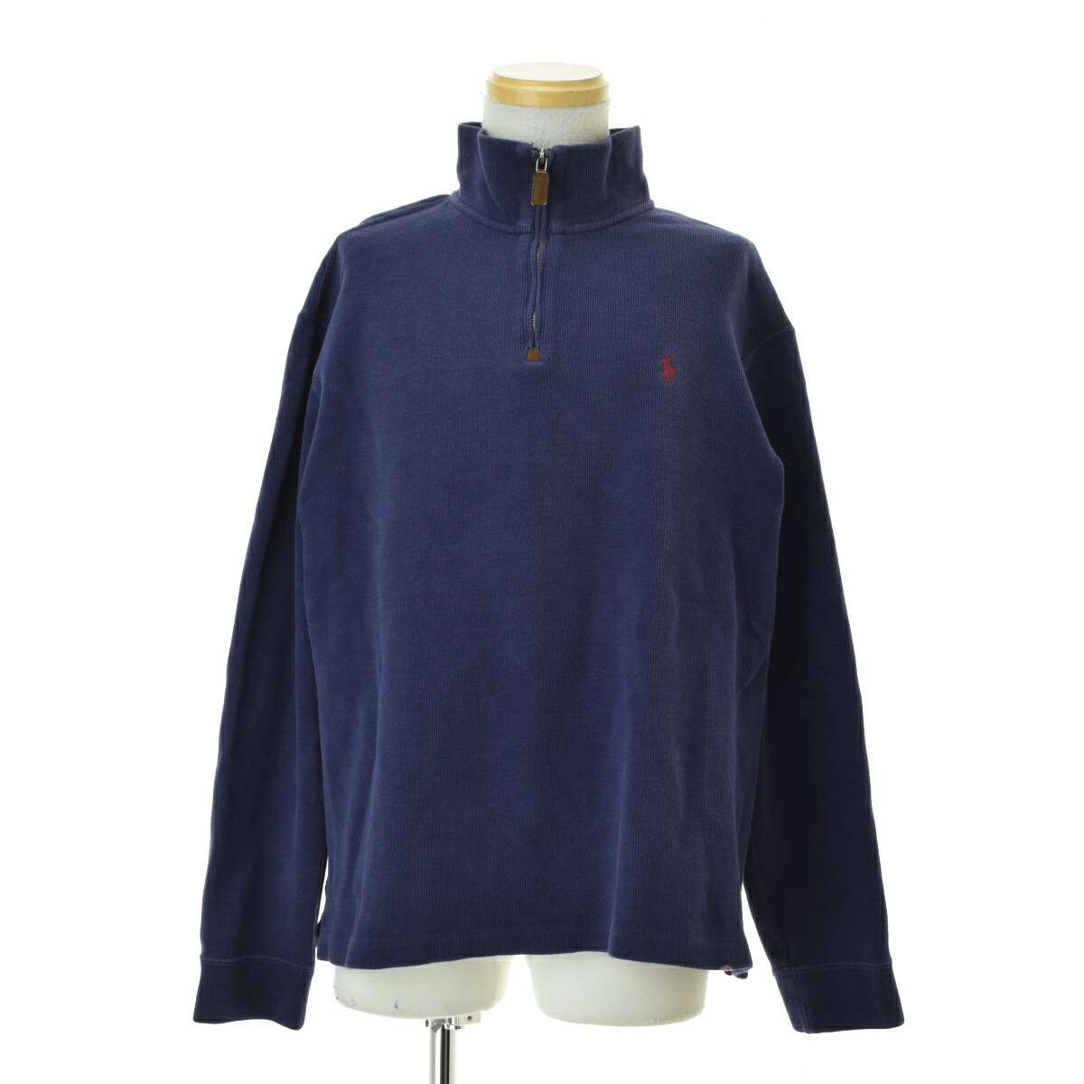 【中古】POLO RALPH LAUREN / ポロ ラルフローレンハーフジップ ポニー刺繍長袖スウェット【cacgaeaf-m】|ブランド古着の買取販売カンフル