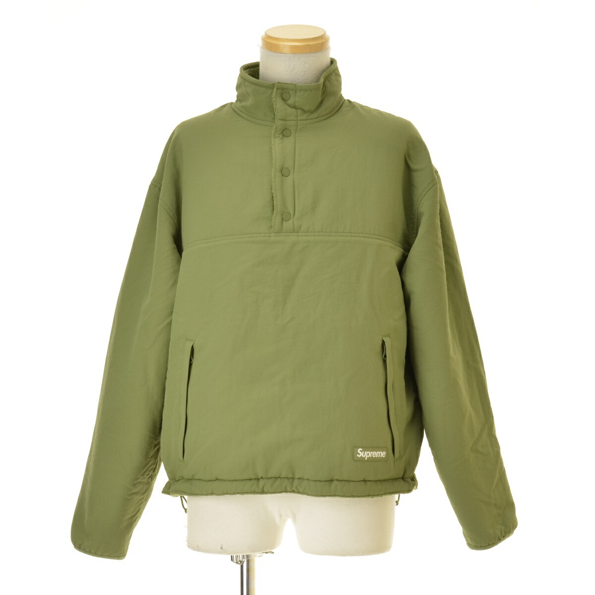 【中古】SUPREME / シュプリーム 25AW POLARTEC SHEARLING REVERSIBLE PULLOVER リバーシブルフリースジャケット【cacgaebf-m】