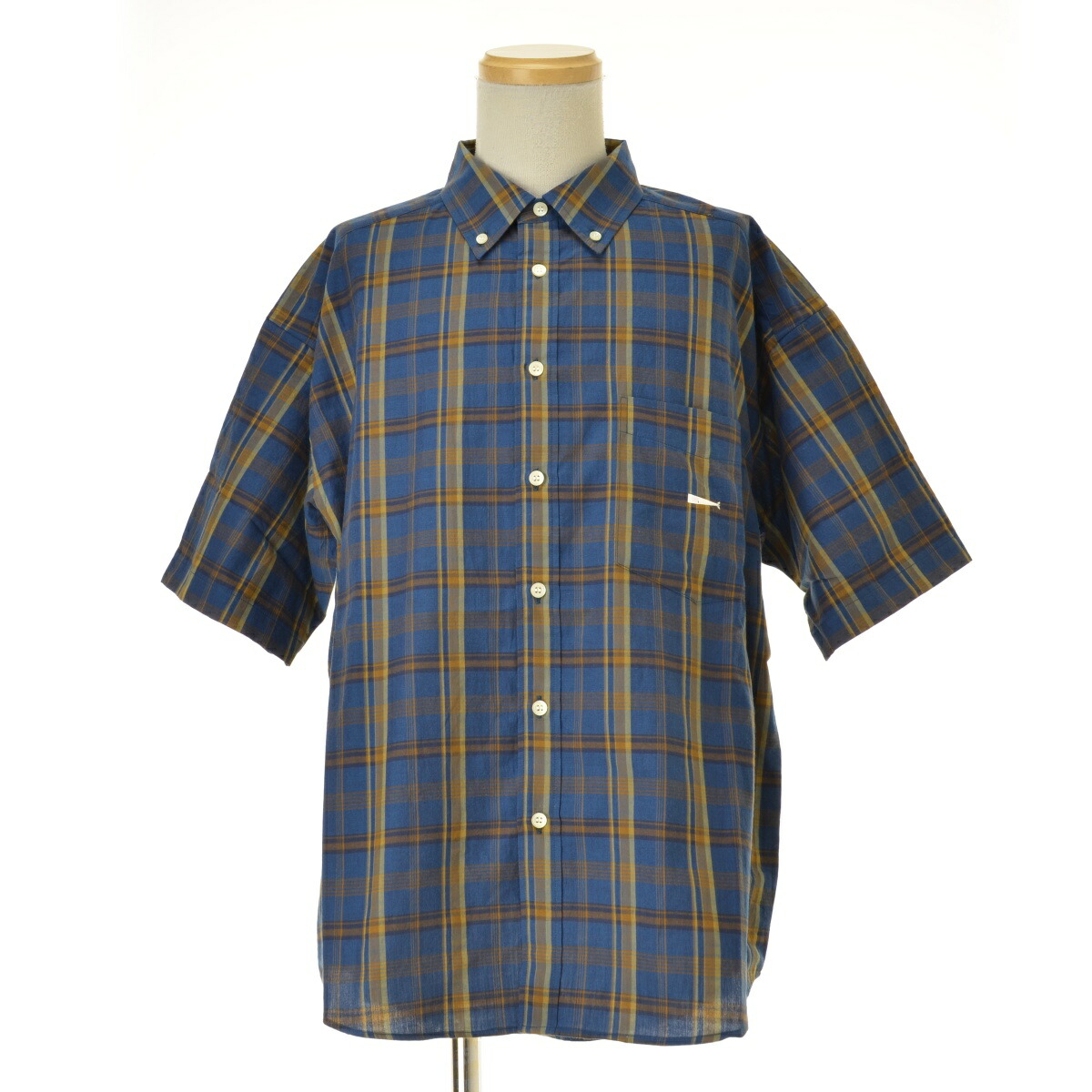 【中古】DESCENDANT / ディセンダント 25SS 251TQDS-SHM05 KENNEDY'S TEXTILE SS SHIRT半袖シャツ【cacfaece-m】