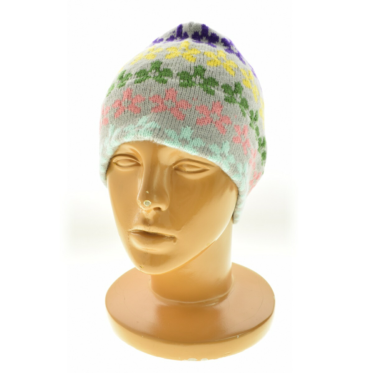 楽天市場】PHASE バーフェイズ ダメージニットキャップ オリーブ【中古