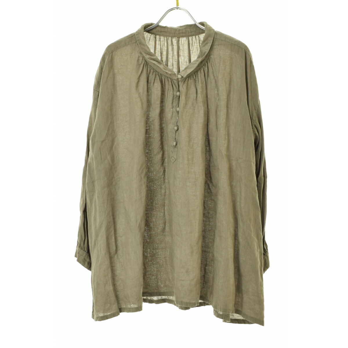 nest Robe リネンガーゼルーズスクエアシャツ 定価2.7万】ネストローブ nest Robe リネンガーゼルーズスクエア