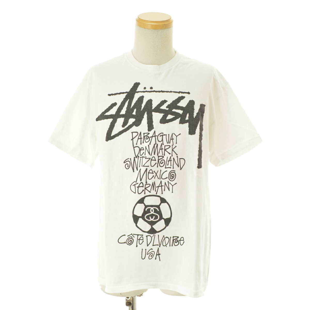 【中古】STUSSY / ステューシー 2010サッカーW杯記念半袖Tシャツ【送料無料】【cacfbabj-m】
