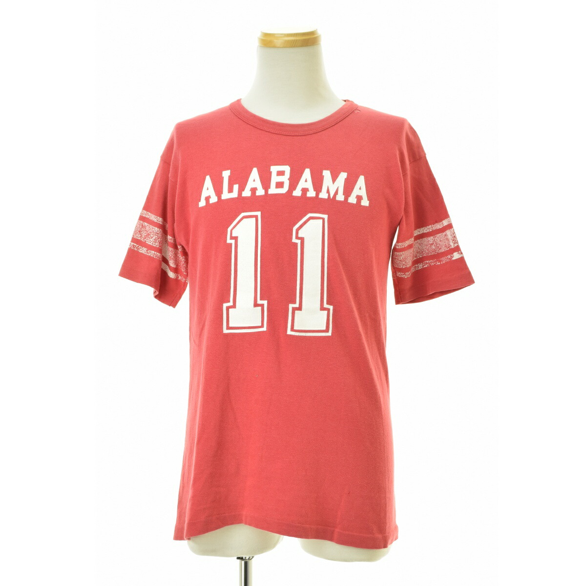 70s ナンバリング Tシャツ フットボール Tシャツ レッド 00 70s USA製 Championチャンピオン 72 ナンバリング フットボールTシャツ