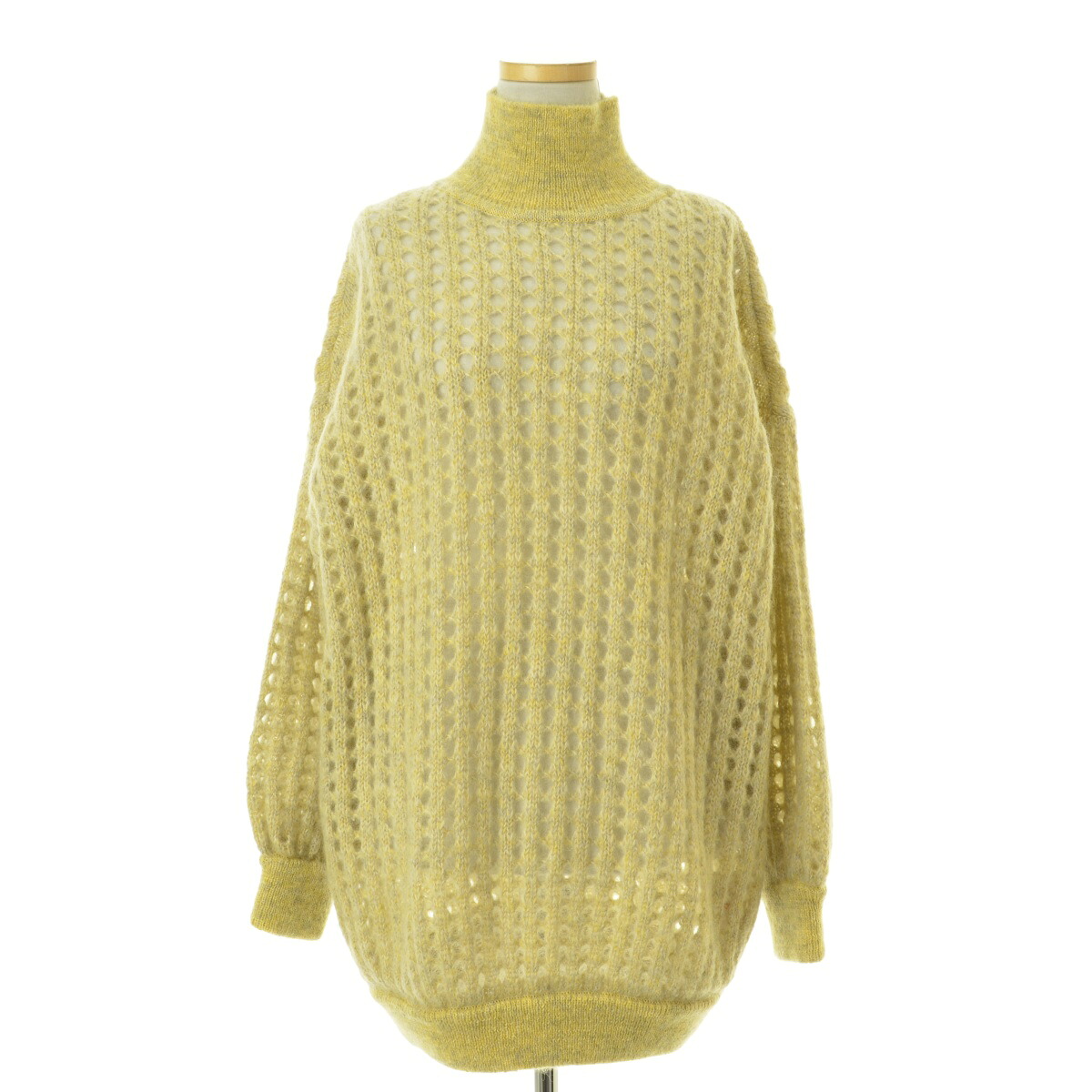 【中古】WRAPINKNOT / ラッピンノットWK323-LPO04 MOHAIR SHAGGY BIG MESH PULLOVER長袖ニットセーター【cacdbabj-l】｜ブランド古着の買取販売カンフル