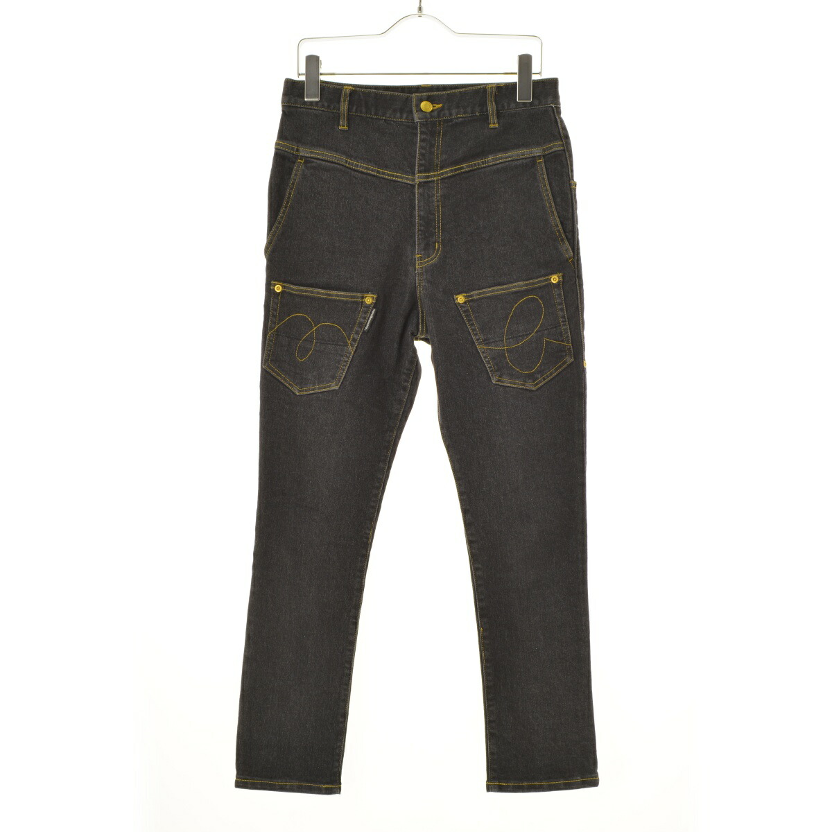 mercibeaucoup, メルシーボークーバックビッグポケットサルエルデニム mercibeaucoup メルシーボークー】サルエル デニム パンツ S