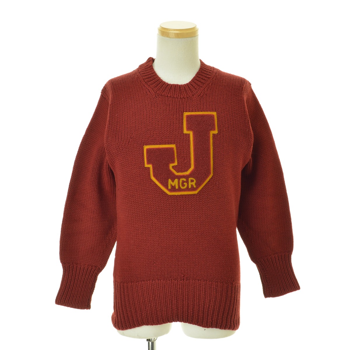 old joe  ニット セーター OLD JOE(オールドジョー) ZIP UP CREW-NECK COWCHAIN(MINK
